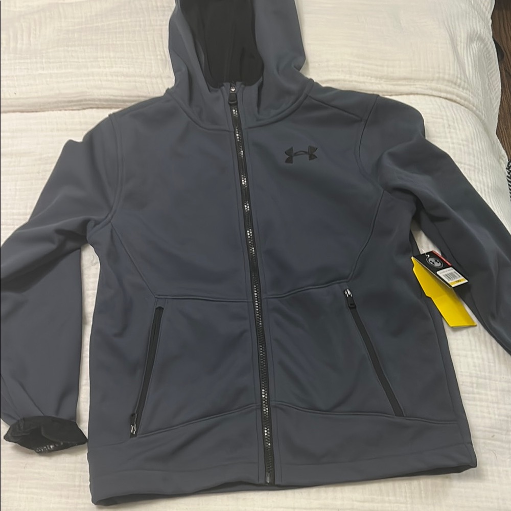 Under Armour Charcoal Full-Zip Jacket
